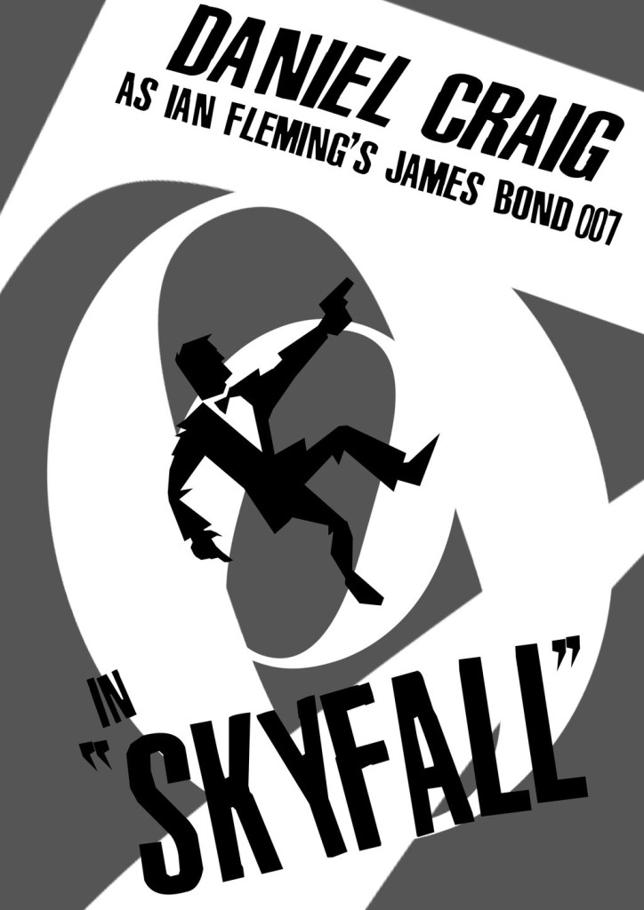 Skyfall retro artwork